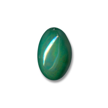 Perle Céramique Ovale 16x26mm (Ø 4.5mm)