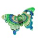 Murano Glass Pendant Butterfly 38x60mm