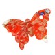 Murano Glass Pendant Butterfly 38x60mm