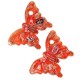 Murano Glass Pendant Butterfly 29x45mm