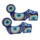 Plexi Acrylic Deco Greek Shoe w/ Evil Eye 110x62mm