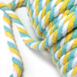 Cord Cotton Braided Round 6mm (~10mtrs/spool)