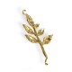 Brass Cast Leaf 31x16mm