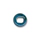 Enamel-Glazed Multi Color Ceramic Slider Oval for Regaliz Leather 5mm (Ø 11x8mm)