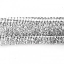 Metallic Thread Ribbon Fringe 35mm (~5 yards/pack)