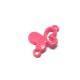 Zamak Painted Connector Butterfly 15.5x22mm