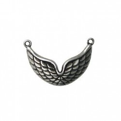 Colgante de Metal Zamak Alas de Ángel 22x33mm
