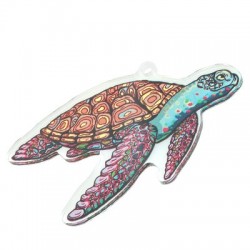 Plexi Acrylic Pendant Sea Τurtle 79x42mm