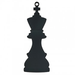 Plexi Acrylic Pendant King Chess Piece 29x76mm