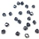 Hematite Bead Cone Faceted 4mm (Ø1mm) (102pcs) (40cm)