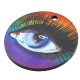 Plexi Acrylic Charm Round w/ Evil Eye 30mm