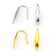 Crochets d'oreilles design 19x5mm en Acier Inoxydable 304