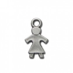 Zamak Charm Girl 10x20mm