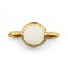 24K Gold Plated/ Ivory