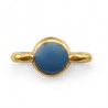 24K Gold Plated/ Cerulean