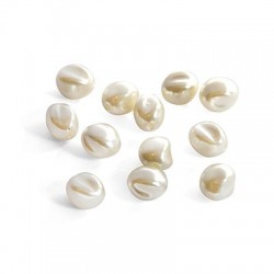 Pearl ABS Irregular 9x11mm