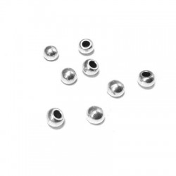 Zamak Bead Cap 6x5mm (Ø 2.7mm)