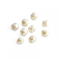 Pearl ABS Irregular 9x10mm