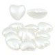 Perla ABS Corazon 8x7mm (Ø1mm)