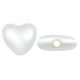 Perla ABS a Forma di Cuore 11 mm Ø1 mm