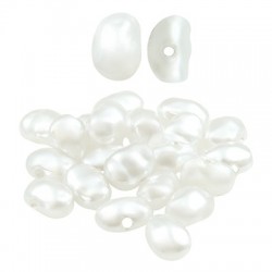 Perla ABS Tubo Irregular 7x5mm (Ø1mm)
