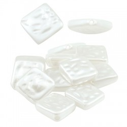 Perle ABS Rhombus Plate 15 mm Ø 1 mm