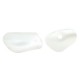 Perla ABS Irregular Plana12x9mm (Ø1mm)