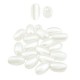 Pearl ABS Bead Oval 10x6mm Ø1mm