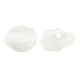 Pearl ABS Irregular Bead Flat 12x9mm Ø1mm