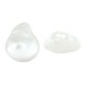 Perla ABS Gota Irregular 20x15mm (Ø1mm)