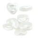 Pearl ABS Bead Heart 13mm Ø1mm