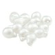 Pearl ABS Bead Teardrop Irregular 12x9mm Ø1mm