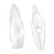 Pearl ABS Bead Chips Irregular 15x5mm Ø1mm