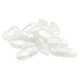 Pearl ABS Bead Chips Irregular 15x5mm Ø1mm