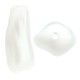 Pearl ABS Bead Tube Irregular 28x12mm Ø1.2mm