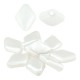 Pearl ABS Bead Rhombus 8x10mm Ø1mm