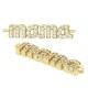 Connettore in Ottone con Zircone Mama 24X4 mm