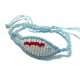 Braccialetto Macrame' con Pesce ~45x20mm