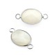 Monture Ovale en Laiton 13 x 18 mm avec Pierre Quartz noir