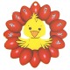 Plexi Acrylic Pendant Flower w/ Eggs & Chicken "EASTER" 72mm