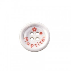 Plexi Acrylic Button Round March 18mm