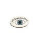 Ξύλινο Στοιχείο Μαρτάκι Οβάλ Μάτι για Μακραμέ 25x15mm