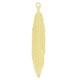 Stainless Steel 304 Pendant Feather 6x30mm