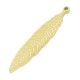 Pendentif Plume 6x30mm en Acier Inoxydable 304