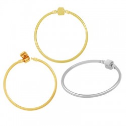 Brass Bracelet with Clasp 66mm