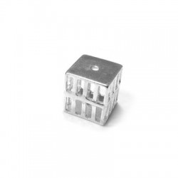 Silver 925 Square tube 10mm