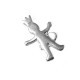 Colgante de Plata 925 Principe 33x23mm