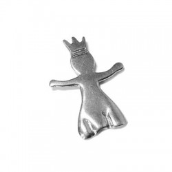 Couronne de Femme en Argent 925 33 x 23 mm