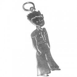 Argent 925 Garçon 37 x 7 mm