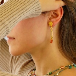 Stainless Steel 304 Earring Flower with Loop 10mm